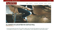 Desktop Screenshot of ajsafety.com.au