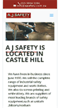 Mobile Screenshot of ajsafety.com.au